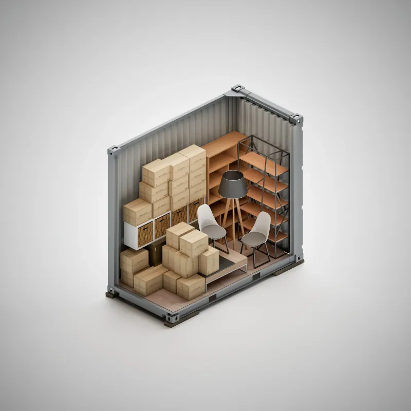 Was passt in 3.5m² Lagerraum